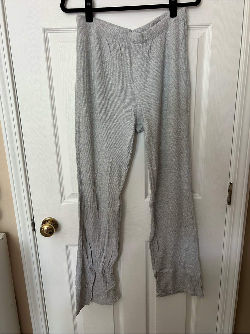 Skims Waffle Loose Pant - Grey - Picture 3 of 5